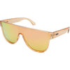 CANNON BALL Polarised Orange Mirrored Shield Sunglasses made of recycled plastic