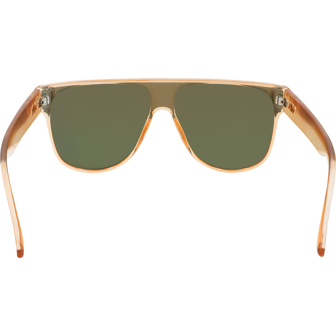 CANNON BALL Polarised Orange Mirrored Shield Sunglasses rear view