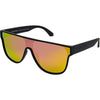 CANNON BALL Polarised Pink Mirrored Shield Sunglasses made of recycled plastic