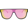 CANNON BALL Polarised Shield Sunglasses with Pink Mirror front view