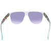 CANNON BALL Polarised Shield Sunglasses with White Frame rear view