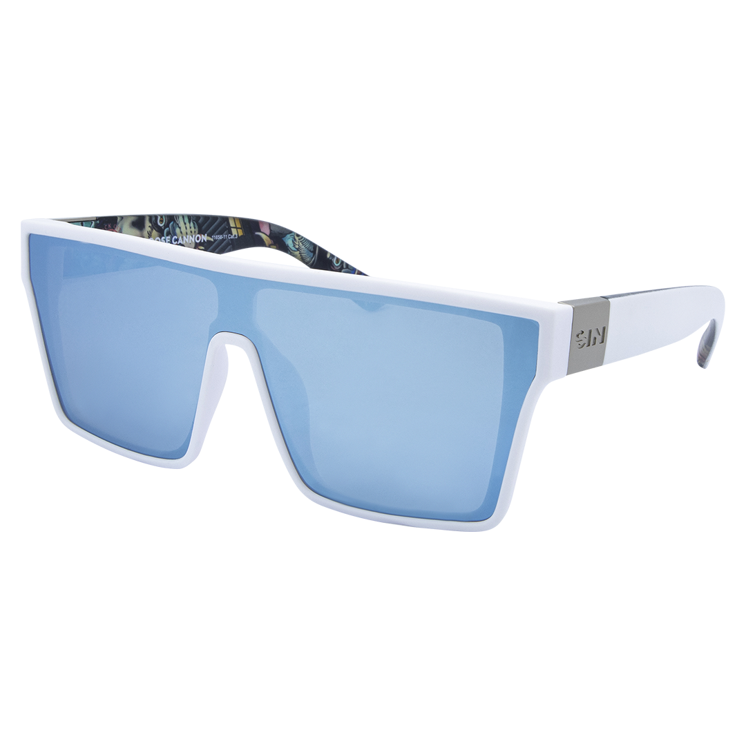 White transparent sunglasses on sale