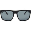 Peccant Polarised Rectangle Sunglasses with Black XL Frame front view
