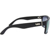 Peccant Rectangle Sunglasses with Black Frame and Purple Matte lens right view