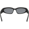 Reefer Polarised Wrap Around Sunglasses with Black Frame rear view