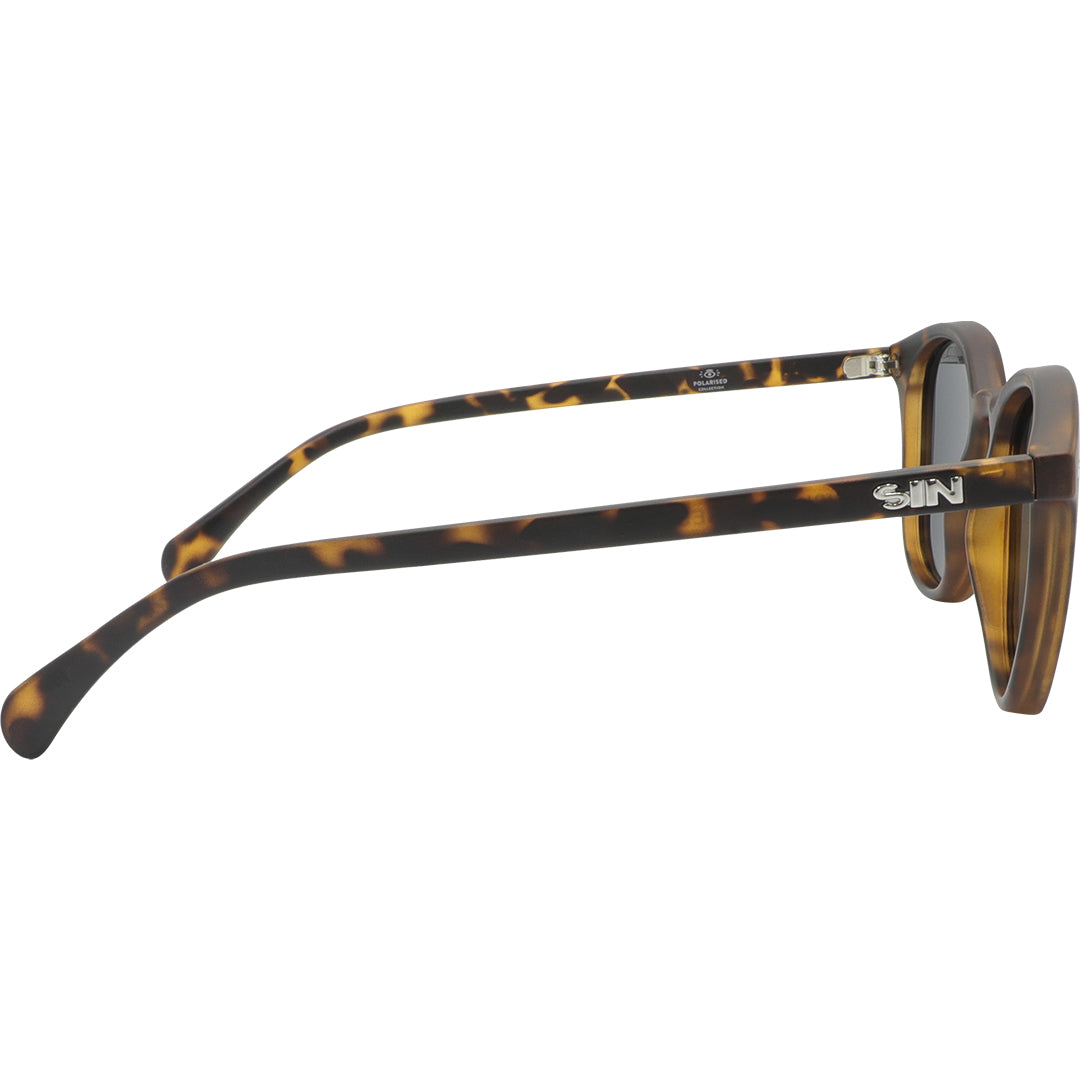 Risky Business Polarised Tortoise Shell Round Sunglasses right view
