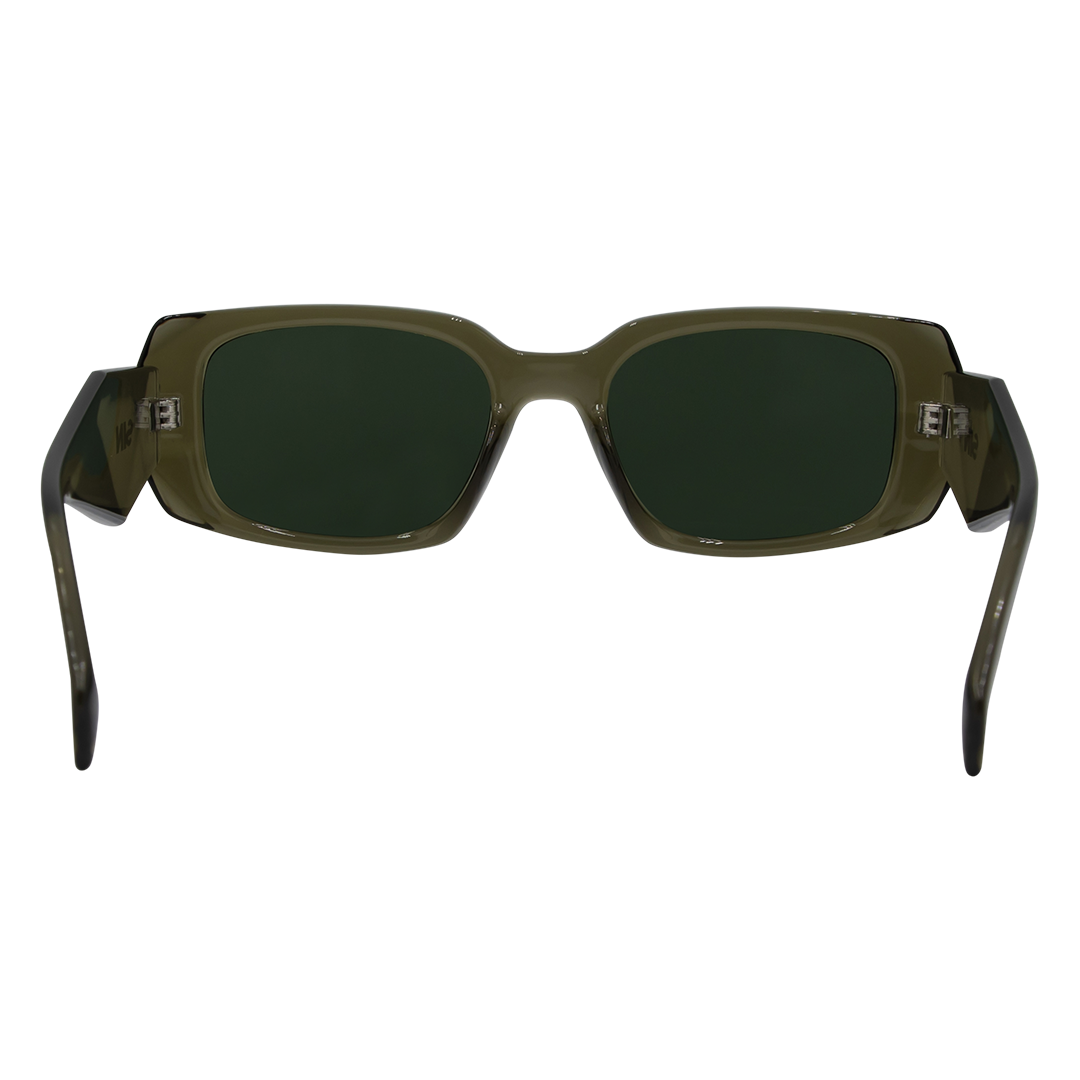 Sacrament Polarised Green Rectangle Sunglasses inside view