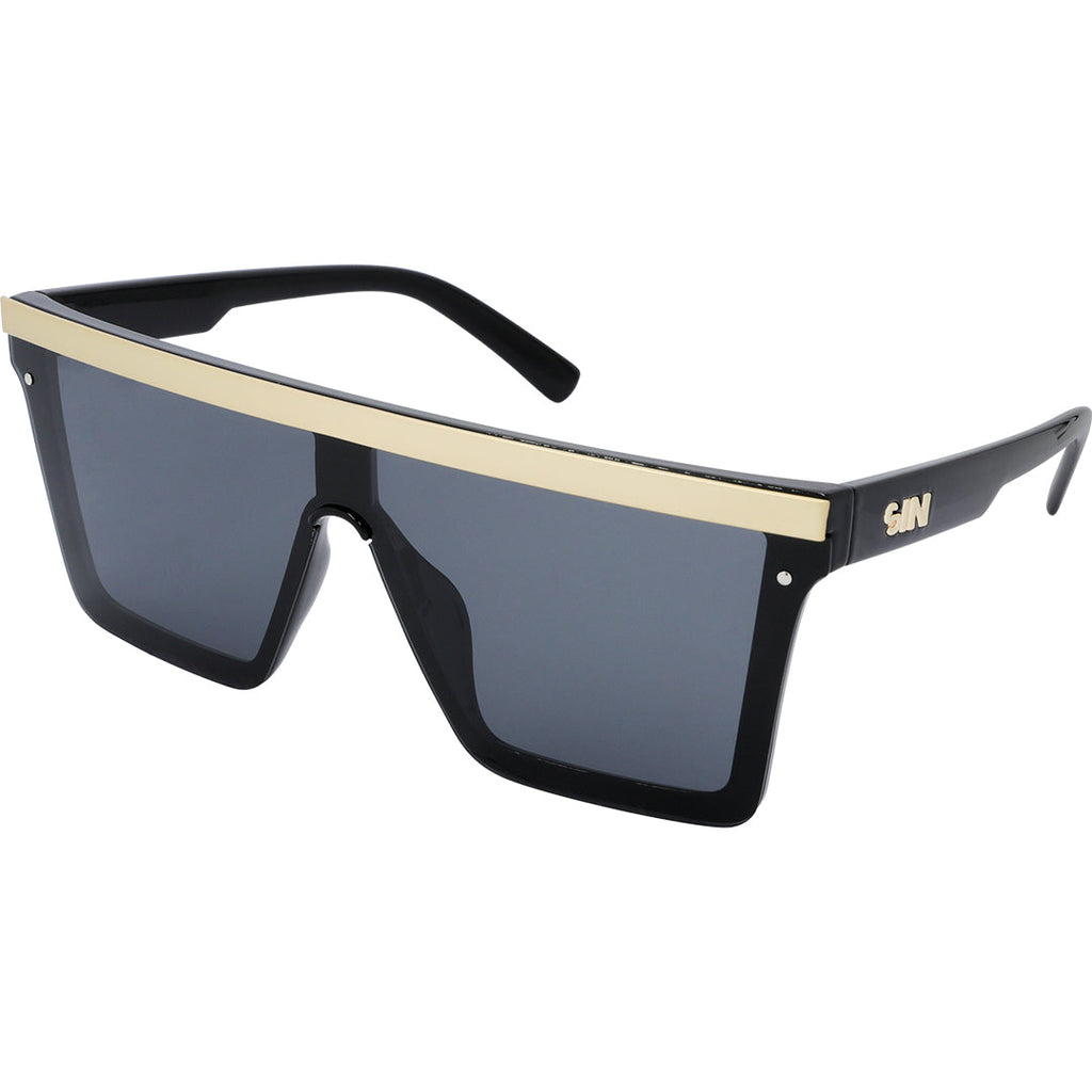 Black sunglasses 2025 with gold bar