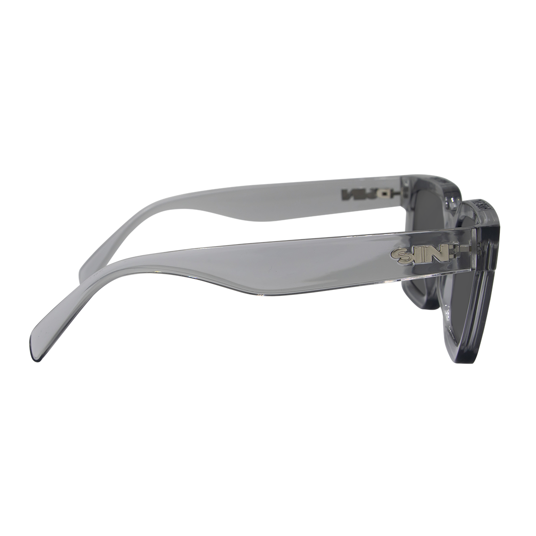 Topshelf Polarised Square Sunglasses with Grey Frame right view