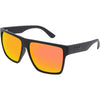 VESPA II Polarised Red Square Mens XL Sunglasses made of recycled plastic and a mirrored lens