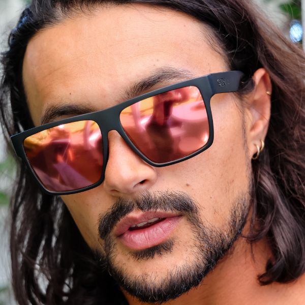 Matte lens sunglasses top