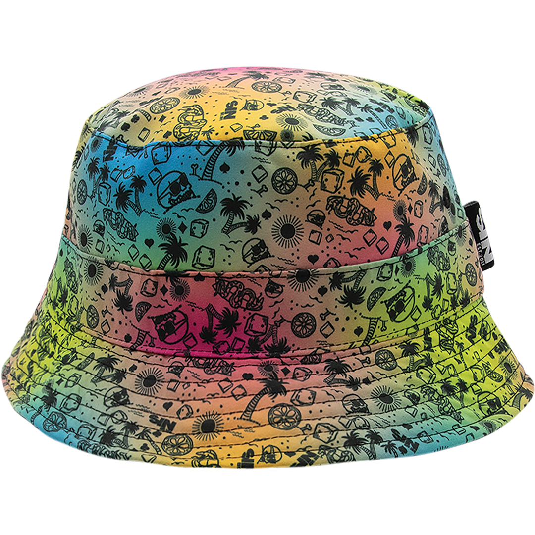 Fresh Prints Reversible Bucket Hat made of polyester