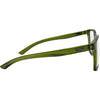 Game Changer Square Blue Light Glasses with Green Frame right view
