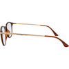 Love Child Round Blue Light Glasses with Brown Frame left view