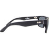 Peccant Polarised Rectangle Sunglasses with Black Frame right view