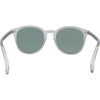 Risky Business Polarised Clear Frame Grey Round Sunglasses inside view