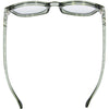 Risky Business Round Blue Light Glasses with Green Clear Frame top view