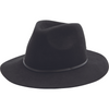 SIN Black Fedora Hat made of wool felt