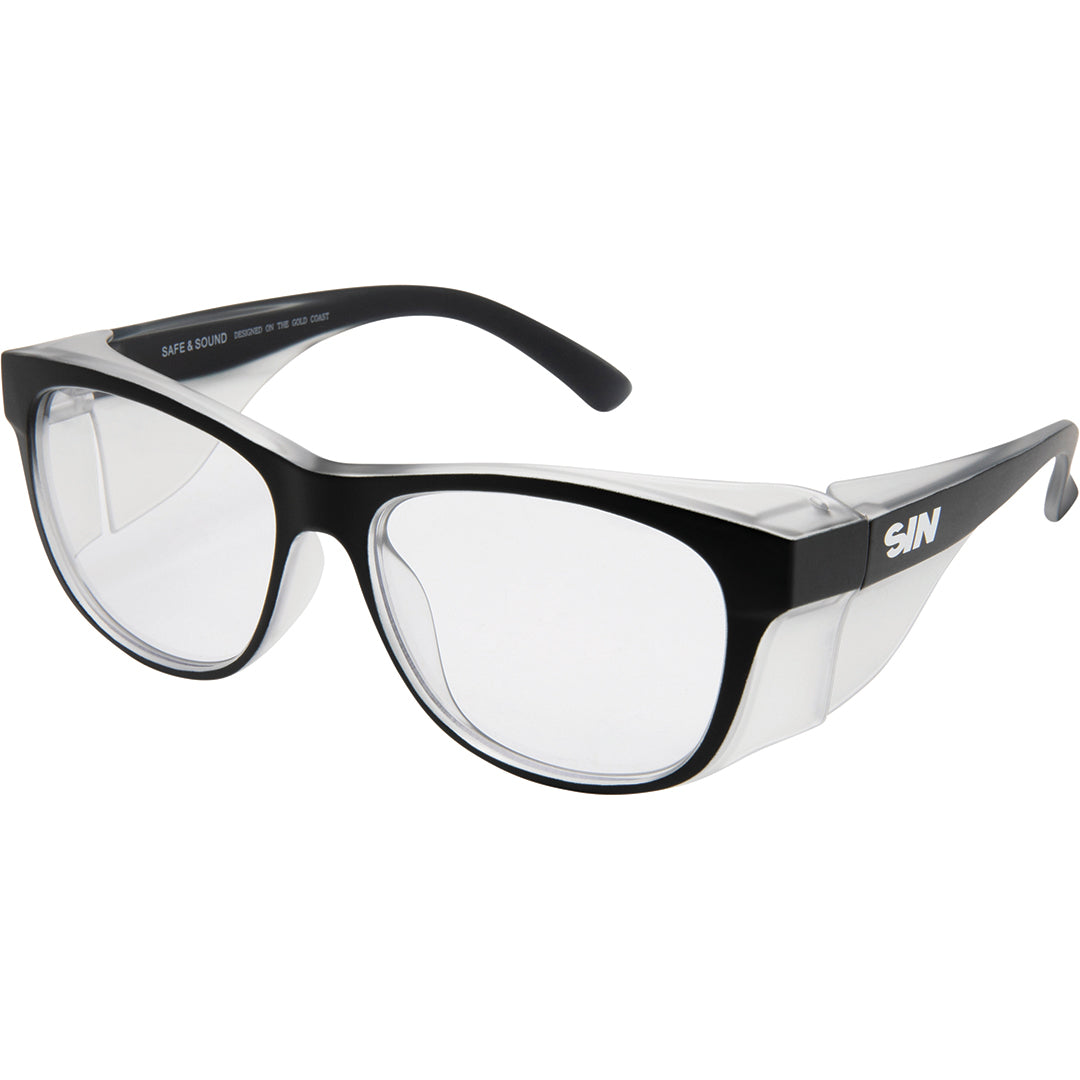 Rx wrap around safety glasses clearance