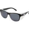 Safe & Sound Black Wrap Around Safety Sunglasses Medium Impact Resistant