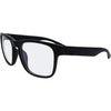 Spartan Rectangle Blue Light Glasses with Black Frame front left view