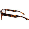 Spartan Rectangle Blue Light Glasses with Tortoise Shell Frame left view