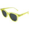 Vegas Polarised Neon Yellow Round Sunglasses