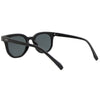 Vegas Polarised Round Sunglasses with Black Frame back left view