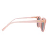 Vegas Polarised Round Sunglasses with Pink Frame right view