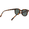 Vegas Polarised Round Sunglasses with Tortoise Shell Frame and G15 Lens back right view
