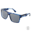 Vespa II Polarised Blue Square Sunglasses made of acetate