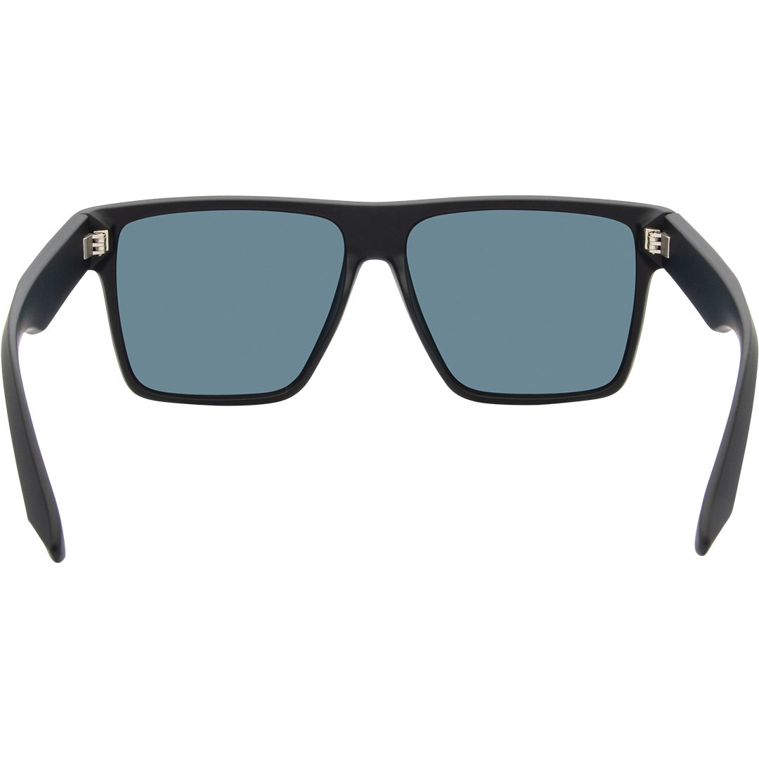 Vespa II Polarised Square Sunglasses with Black Frame and Gold Lens inside view