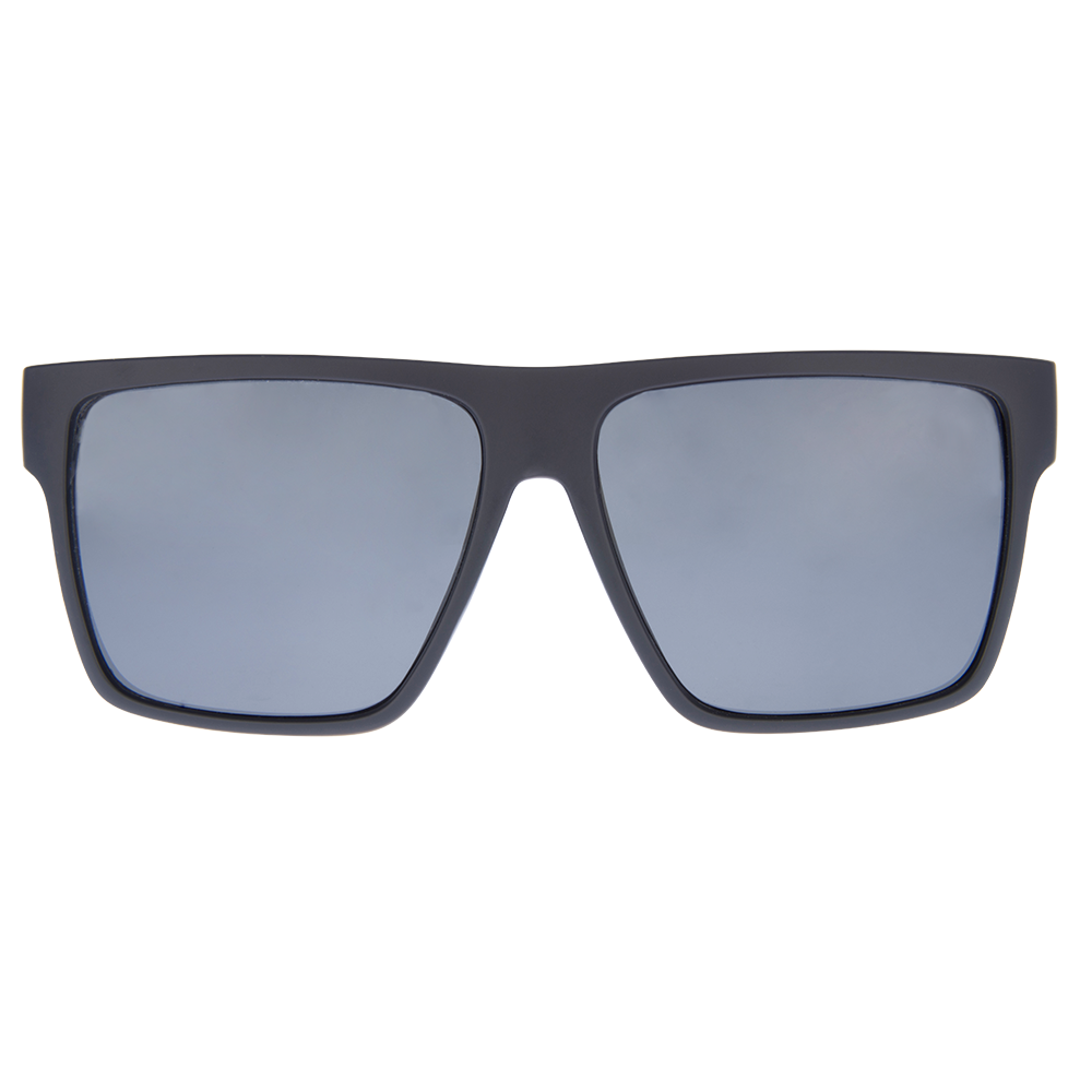Vespa II Polarised Square Sunglasses with Black Frame front view
