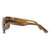 Vespa II Polarised Square Sunglasses with Brown Frame left view