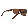 Vespa II Polarised Square Sunglasses with Tortoise Shell Frame back right view