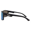 WAYWARD Polarised Mirrored Wrap Around Sunglasses with Blue Lens left view