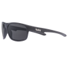 WAYWARD Polarised Rectangle Floating Sunglasses with Matt Black Frame back left side view