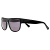 WILD Rectangle Sunglasses with Black Frame front left view