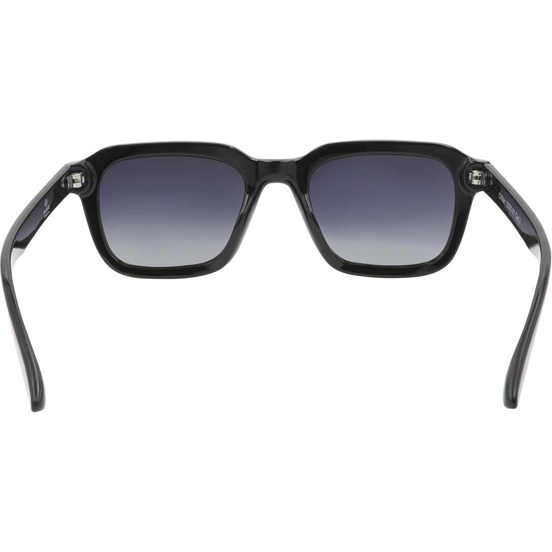 Chiller Polarised Black Square Sunglasses inside view