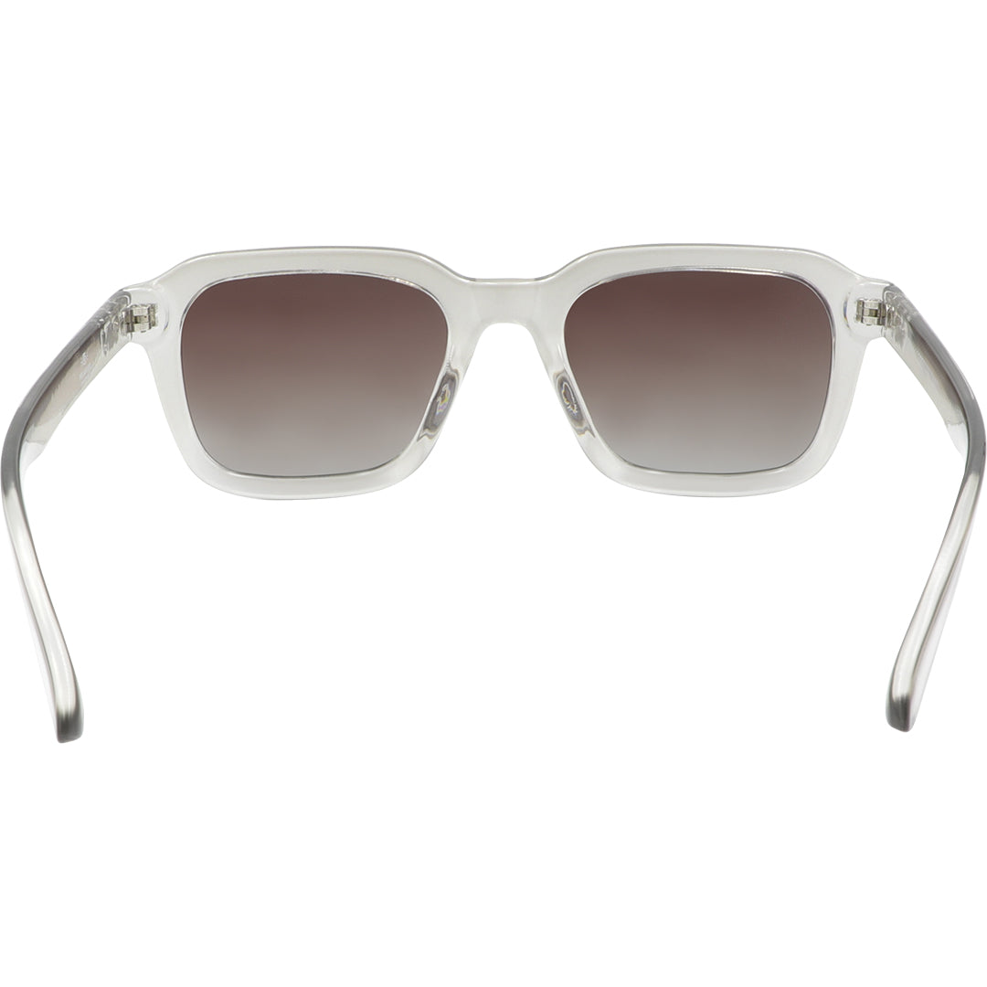 Chiller Polarised Grey Square Sunglasses with Brown Lens inside view
