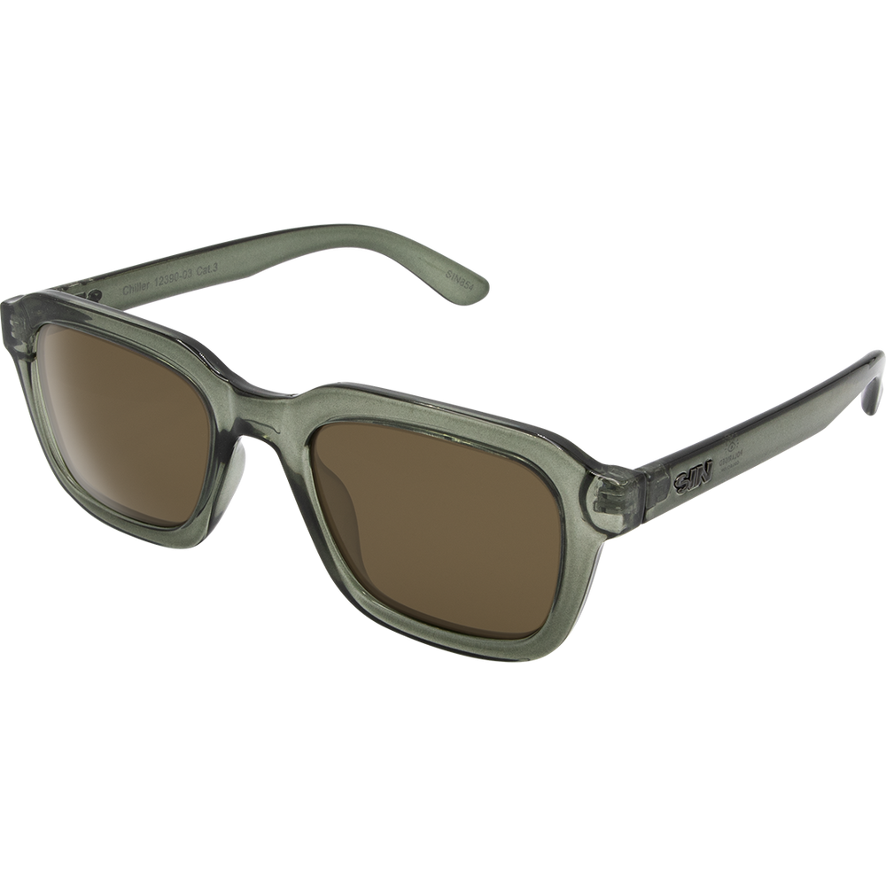 Chiller - Translucent Green Brown Sunglasses | SIN Eyewear