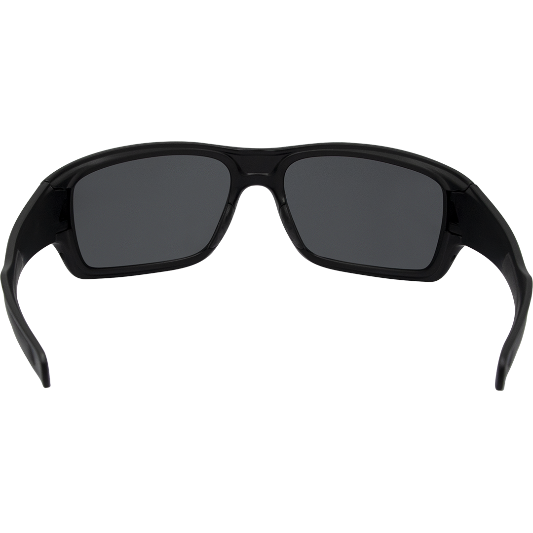 Formation Polarised Wrap Around Sunglasses with Black Frame rear view
