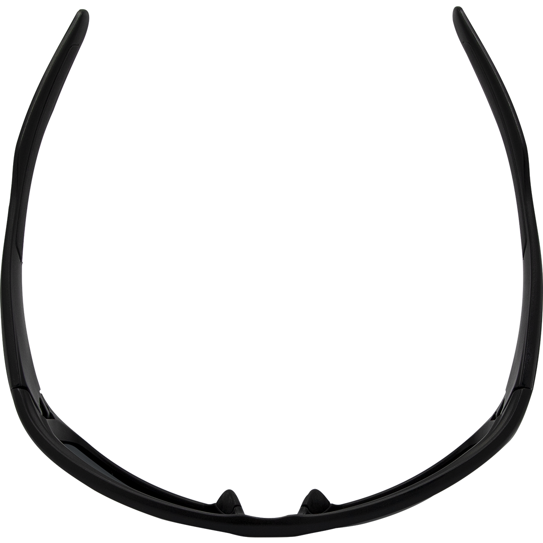 Formation Polarised Wrap Around Sunglasses with Black Frame top view