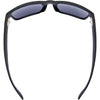 Peccant Rectangle Sunglasses with Black Frame and Green Matte lens top view