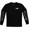 SIN Captain Convict Black Long Sleeve Tee made of 100% Cotton