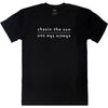 SIN Chasin the Sun  Black Womens T-Shirt made of 100% Cotton