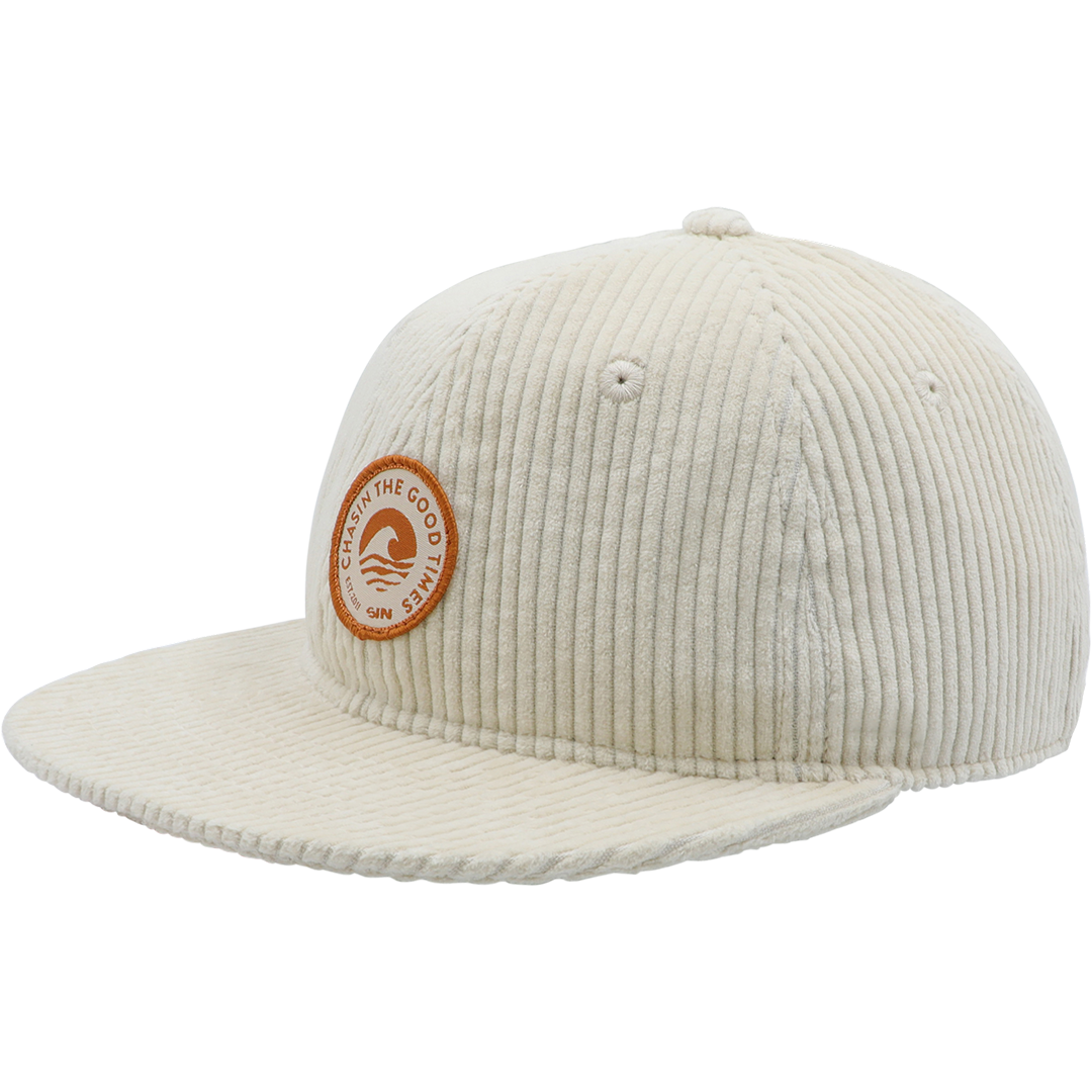 SIN Cord Chasin the Good Times Wave Cap - Oat