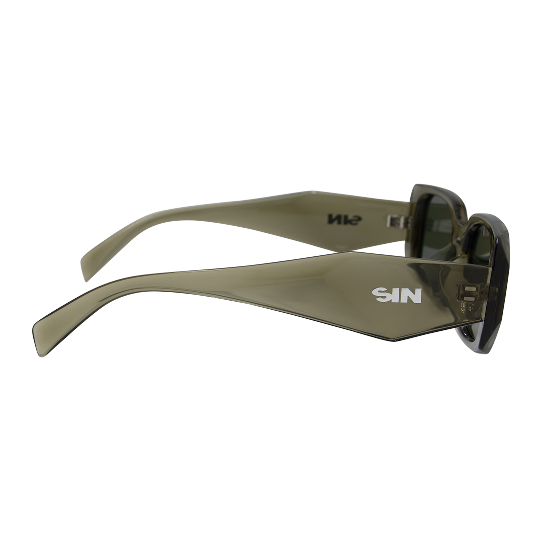 Sacrament Polarised Green Rectangle Sunglasses right view