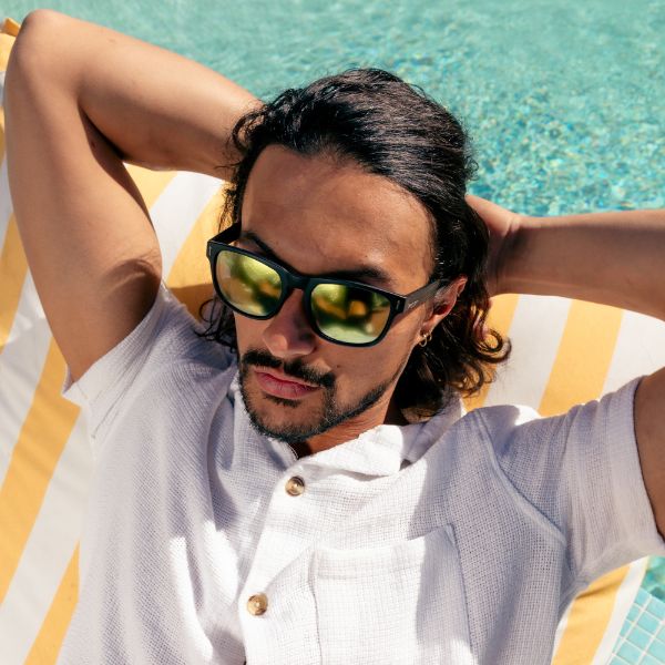 Matte lens sunglasses best sale