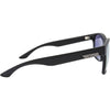 Spartan Recycled Rectangle Sunglasses with Black Frame and Gold Matte lens right view